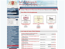 Tablet Screenshot of herve-duboscq.fr